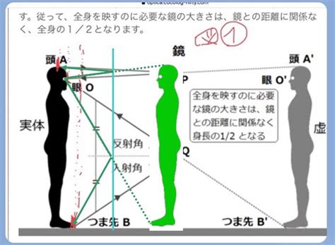 全身鏡位置|全身が映る鏡のサイズと取り付け位置は？身長から簡単に計算す。